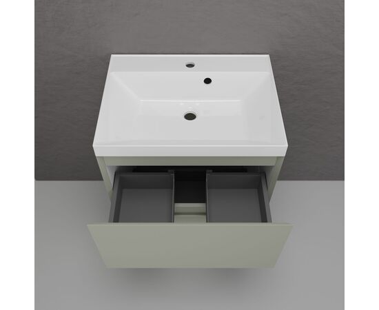 Тумба напольная Style Line Манхэттен 60 под раковину ASTI 60 2 ящика олива_, изображение 3