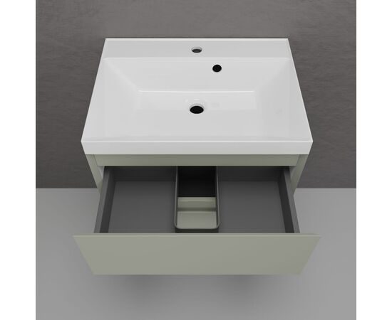 Тумба подвесная Style Line Манхэттен 60 под раковину ASTI 60 2 ящика олива_, изображение 3
