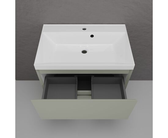 Тумба напольная Style Line Манхэттен 70 под раковину ASTI 70 2 ящика олива_, изображение 3