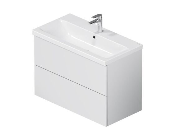 База с раковиной AM.PM Gem M90-FHX0802WG-WCC0802WG подвесная 80 см 2 ящика push-to-open белый глянец_, изображение 9