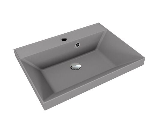 Умывальник Style Line ASTI 600x450 кварц серый шелк_