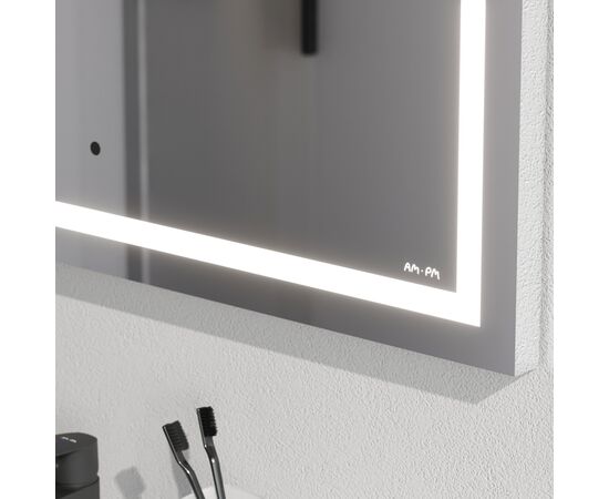Универсальное зеркало AM.PM M91AMOX0801WG настенное с контурной LED-подсветкой 80 см_, изображение 6