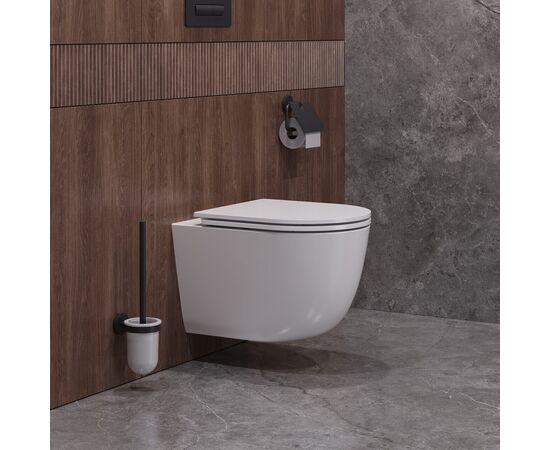 Унитаз подвесной безободковый с сиденьем CEZARES RELAX CZR-38088-49-TH-TOR/SC_, изображение 12