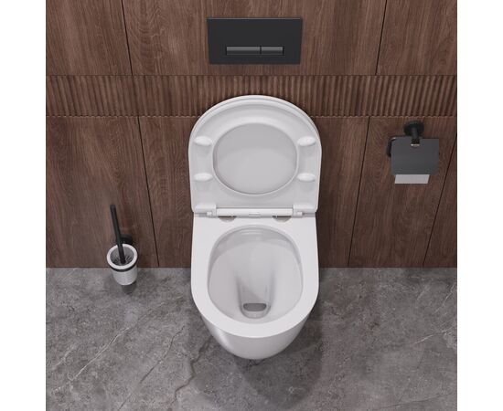 Унитаз подвесной безободковый с сиденьем CEZARES RELAX CZR-38088-49-TH-TOR/SC_, изображение 14
