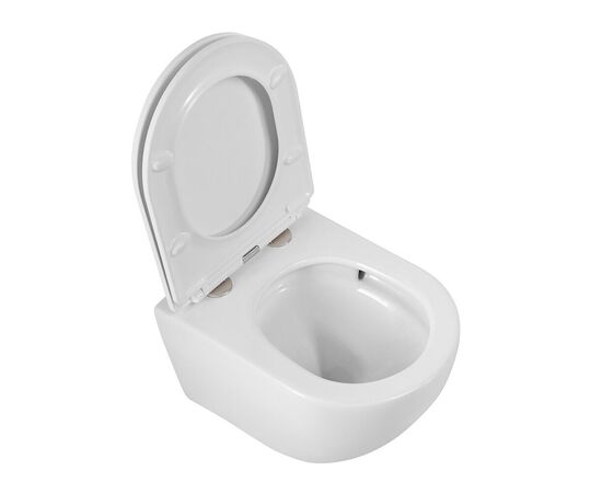 Унитаз подвесной безободковый с сиденьем CEZARES RELAX CZR-38088-49-TH-TOR/SC_, изображение 6