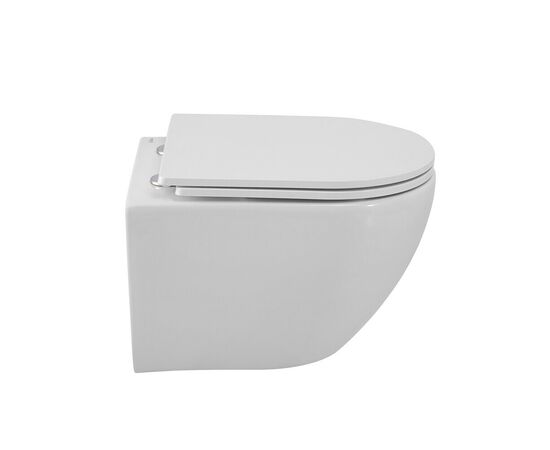 Унитаз подвесной безободковый с сиденьем CEZARES RELAX CZR-38088-49-TH-TOR/SC_, изображение 2