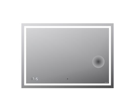 Универсальное зеркало AM.PM M91AMOX1003WG с контурной Led-подсветкой часами и косметическим зеркалом 100_, изображение 11