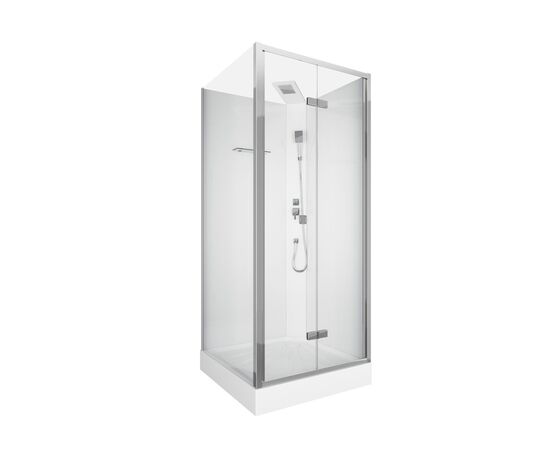Кабина душевая без крыши Ceruttispa BELLA90T 90x90x215-225_