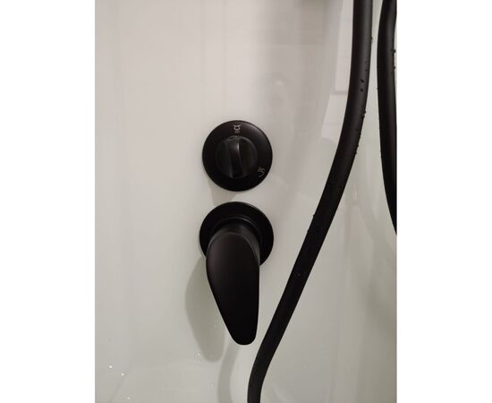 Душевая кабина Frank F401 M Black, Стекло: Матовое_, изображение 6