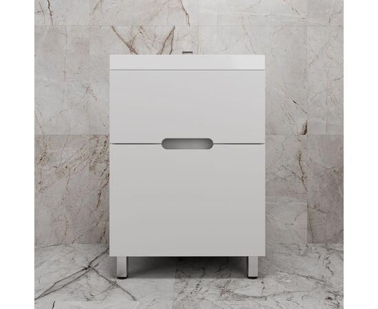 Тумба напольная Style Line Матис ЛС-00002442 70 под ASTI 70 2 ящика белый матовый эмаль_