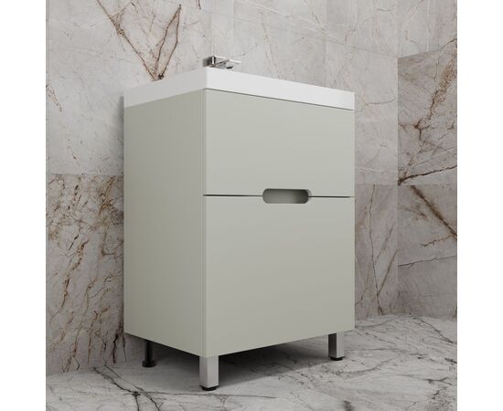 Тумба напольная Style Line Матис ЛС-00002432 60 под ASTI 60 2 ящика олива эмаль_, изображение 2