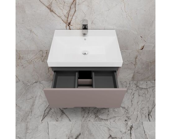 Тумба напольная Style Line Матис ЛС-00002433 60 под ASTI 60 2 ящика тауп тёмный эмаль_, изображение 3