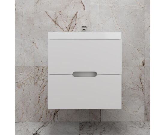 Тумба подвесная Style Line Матис ЛС-00002444 60 под ASTI 60 2 ящика белый матовый эмаль_
