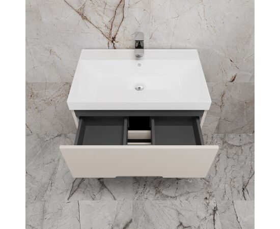Тумба напольная Style Line Матис ЛС-00002434 70 под ASTI 70 2 ящика крем эмаль_, изображение 3