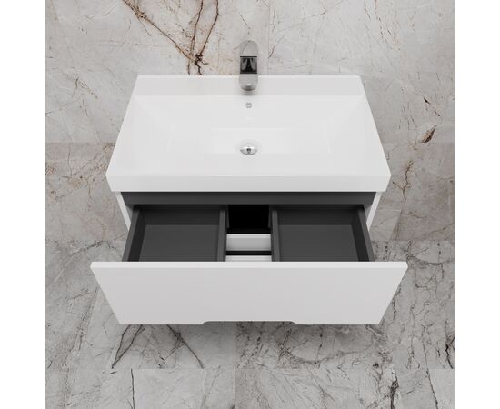 Тумба подвесная Style Line Матис ЛС-00002445 70 под ASTI 70 2 ящика белый матовый эмаль_, изображение 3