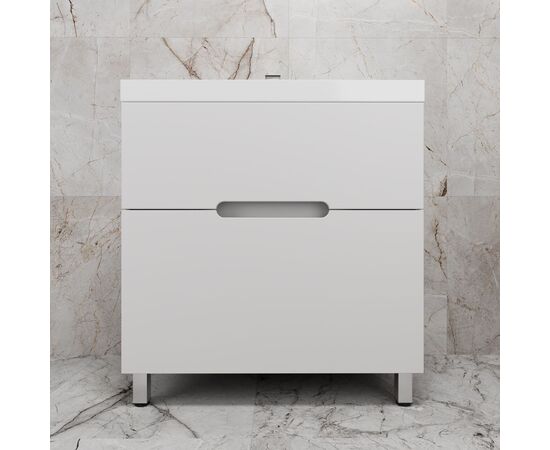 Тумба напольная Style Line Матис ЛС-00002443 80 под ASTI 80 2 ящика белый матовый эмаль_