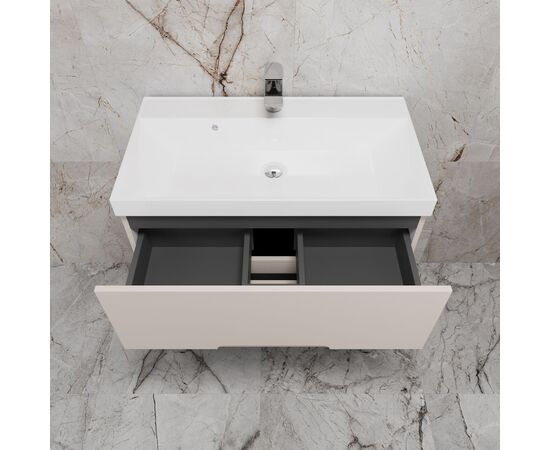 Тумба напольная Style Line Матис ЛС-00002437 80 под ASTI 80 2 ящика крем эмаль_, изображение 3