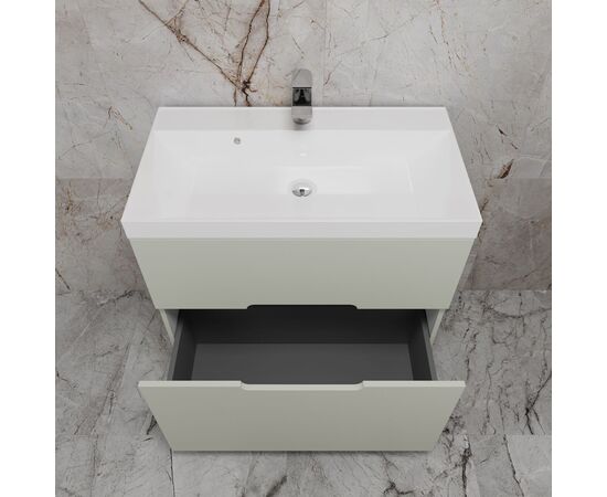 Тумба напольная Style Line Матис ЛС-00002438 80 под ASTI 80 2 ящика олива эмаль_, изображение 4
