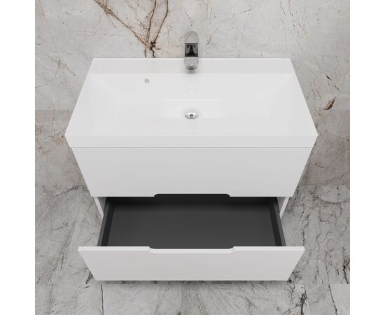 Тумба подвесная Style Line Матис ЛС-00002446 80 под ASTI 80 2 ящика белый матовый эмаль_, изображение 4