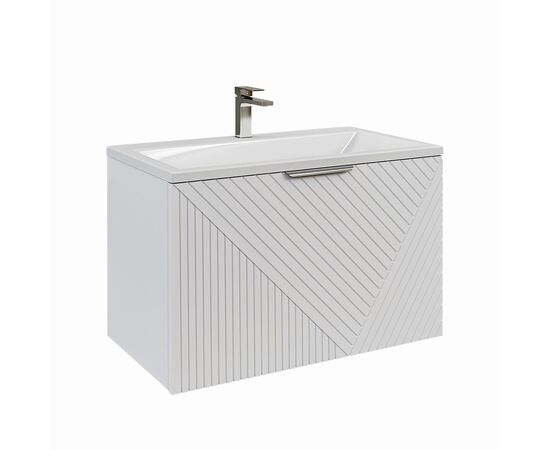 Тумба подвесная Grossman БЛИСС-80 см с 1 ящиком белая матовая, Размер: 80, Цвет товара: белый матовый_