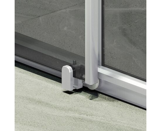 Душевая дверь MaybahGlass MGD-1634-5 раздвижная 1950х1400 стекло 6 мм графит_, изображение 3