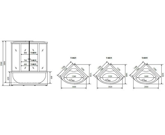 Душевая кабина Timo Comfort T-8825 F_, изображение 15