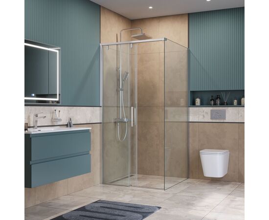 Душевой уголок BelBagno SOFT_CLOSE-1-A-1-100-C-Cr_, изображение 4
