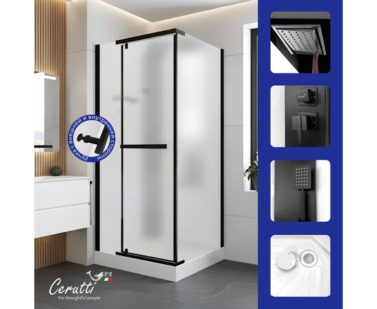 Душевая кабина Ceruttispa MIMI90BF 90x90x215-225_, изображение 4