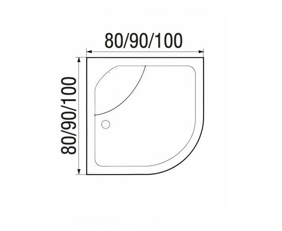 Душевая кабина River Nara Light 90/44 MT БК_, изображение 14