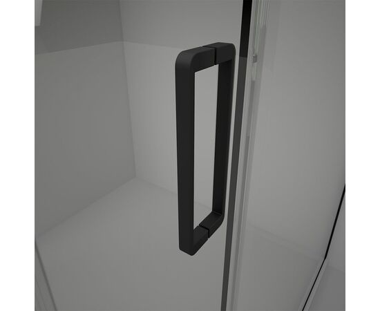 Душевая дверь Veconi Vianno VN-75B 1400x2000 черный матовый стекло прозрачное_, изображение 3