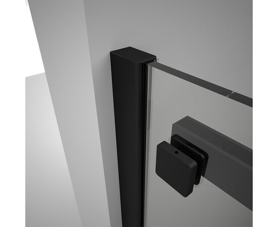 Душевая дверь Veconi Vianno VN-75B 1200x2000 черный матовый стекло прозрачное_, изображение 4