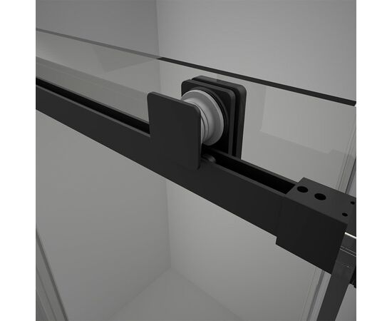 Душевая дверь Veconi Vianno VN-75B 1200x2000 черный матовый стекло прозрачное_, изображение 5