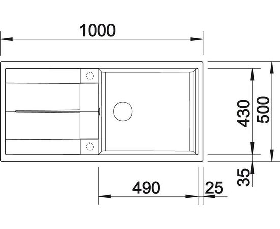 Кухонная мойка Blanco Metra XL 6S белая 515280_, изображение 4