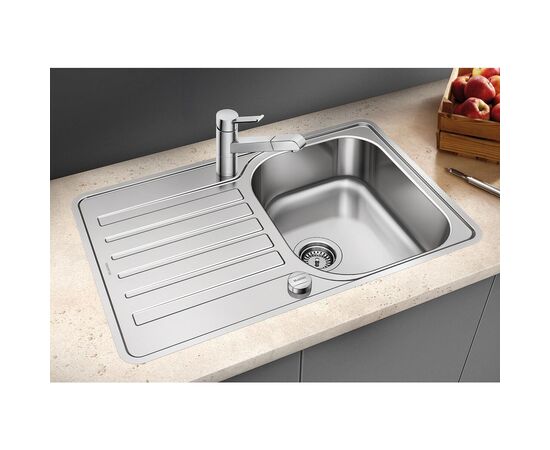 Кухонная мойка Blanco Lantos 45 S-IF Compact 519059 сталь полированная_, изображение 2