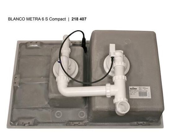 Кухонная мойка Blanco Metra 6 S Compact алюметаллик 513553_, изображение 3
