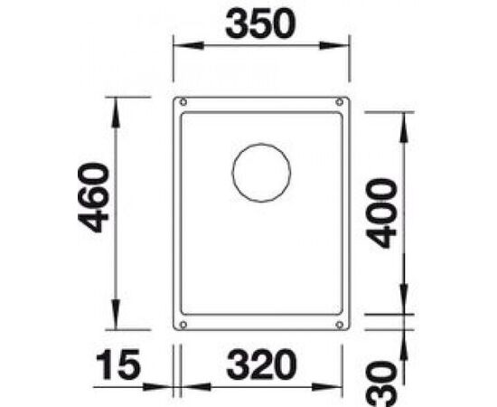 Кухонная мойка Blanco Subline 320-U темная скала 523407_, изображение 5