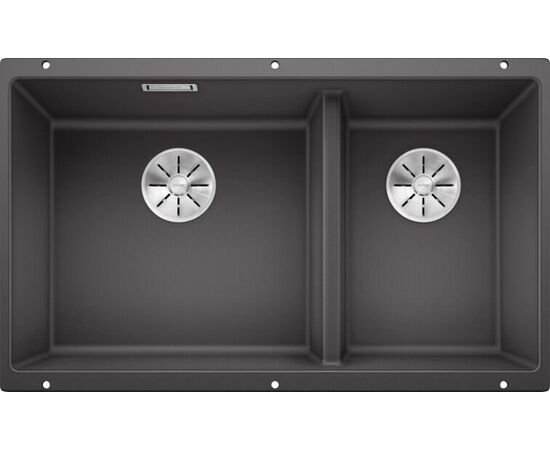 Кухонная мойка Blanco Subline 430/270-U темная скала 523152_