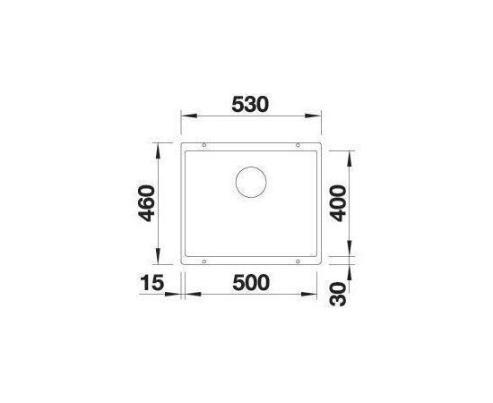 Мойка для кухни Blanco ROTAN 500-U SILGRANIT черный 526098_, изображение 5