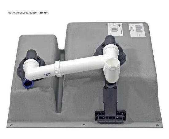 Кухонная мойка Blanco Subline 340/160-U чаша справа белый 523562_, изображение 7