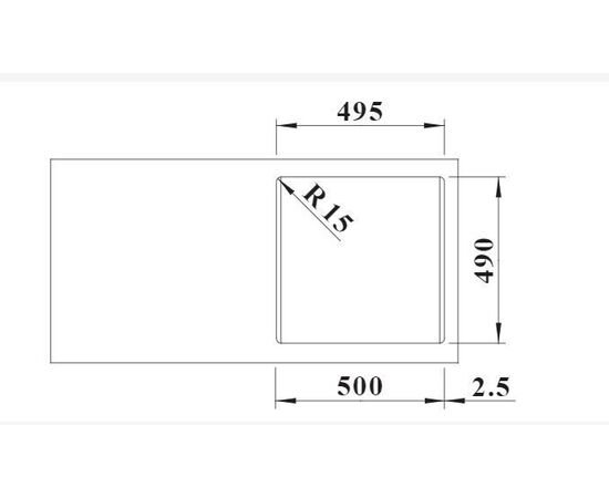 Кухонная мойка Blanco NAYA 5 антрацит 526579_, изображение 8