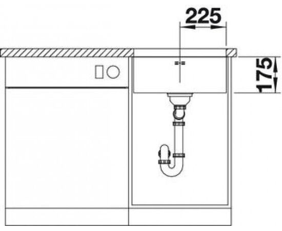 Кухонная мойка Blanco Supra 450-U 518203 нержавеющая сталь_, изображение 9