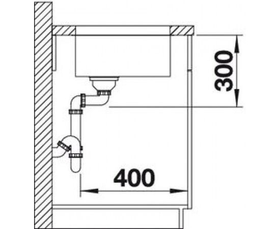 Кухонная мойка Blanco Supra 450-U 518203 нержавеющая сталь_, изображение 10