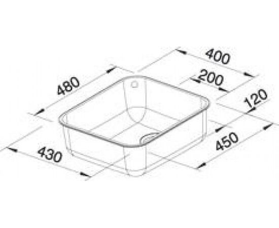 Кухонная мойка Blanco Supra 450-U 518203 нержавеющая сталь_, изображение 8