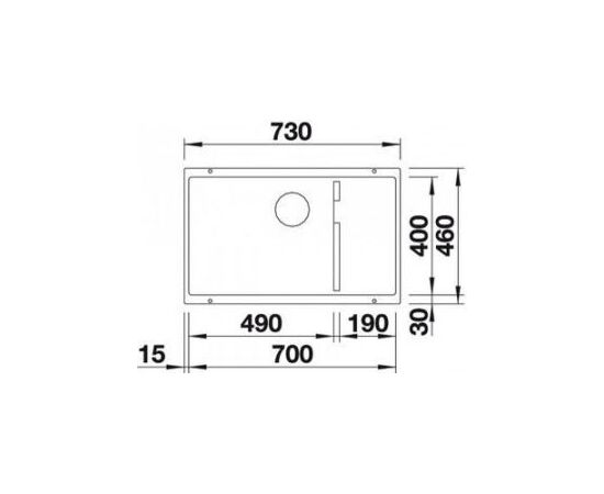 Кухонная мойка Blanco SUBLINE 700-U Level черный 526004_, изображение 3