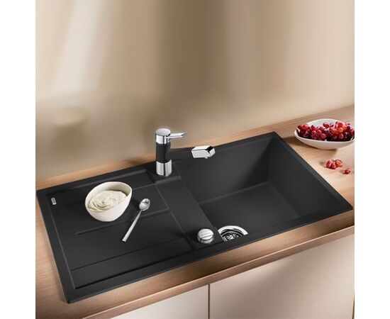 Кухонная мойка Blanco METRA 5 S с клапаном-автоматом антрацит 513044_, изображение 2