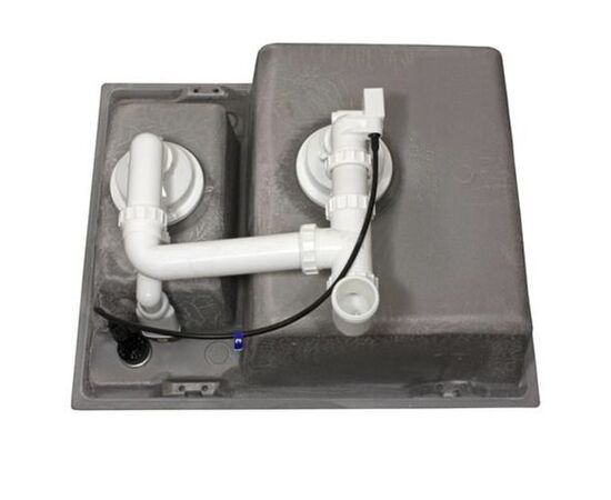 Кухонная мойка Blanco Metra 6 белый 516157 клапан-автомат_, изображение 3