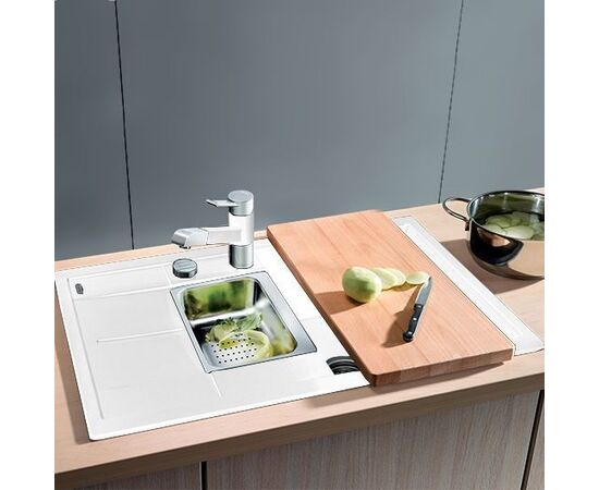 Кухонная мойка Blanco Metra 6S Compact Silgranit PuraDur белая 513468_, изображение 2