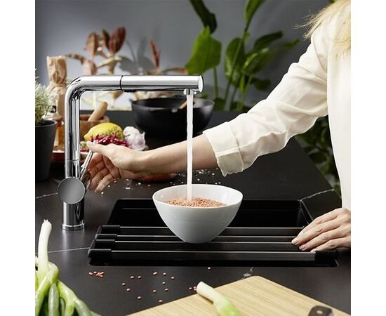 Кухонная мойка Blanco SUBLINE 400-U черный 525990_, изображение 3