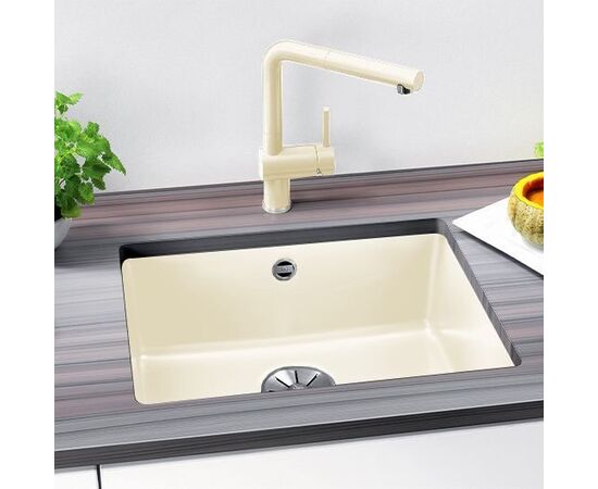Кухонная мойка Blanco SUBLINE 500-U керамика глянцевый магнолия 523734_, изображение 2