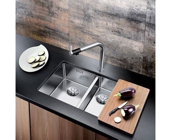 Кухонная мойка Blanco Solis 340/180-U нержавеющая сталь чаша справа_, изображение 2